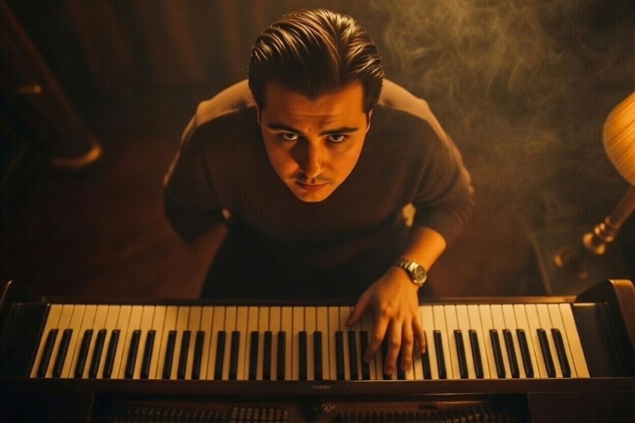 one handed pianist , Ali Baghbani , پیانیست تک دست